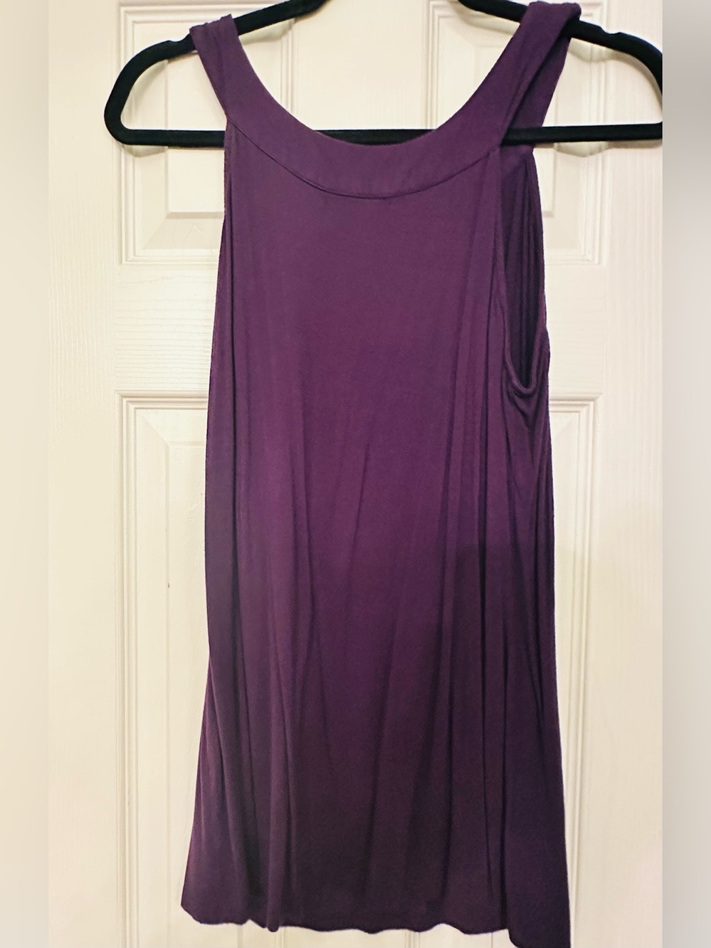 PattyBoutik Deep Purple Tank Top